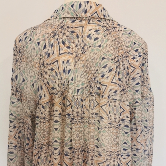 Free People Multicolor Patterned Blouse - Picture 5 of 10